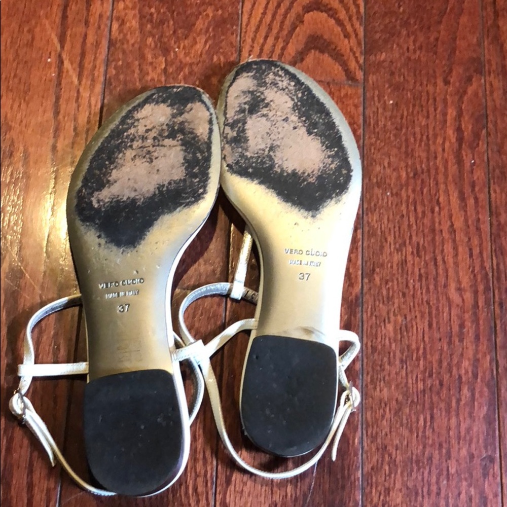 Dolce & Gabbana white flat sandals 37 - Picture 5 of 6